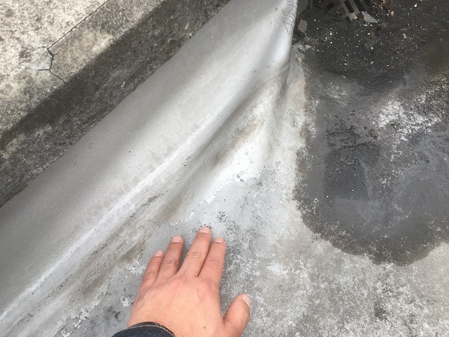 防水層の雨漏り調査