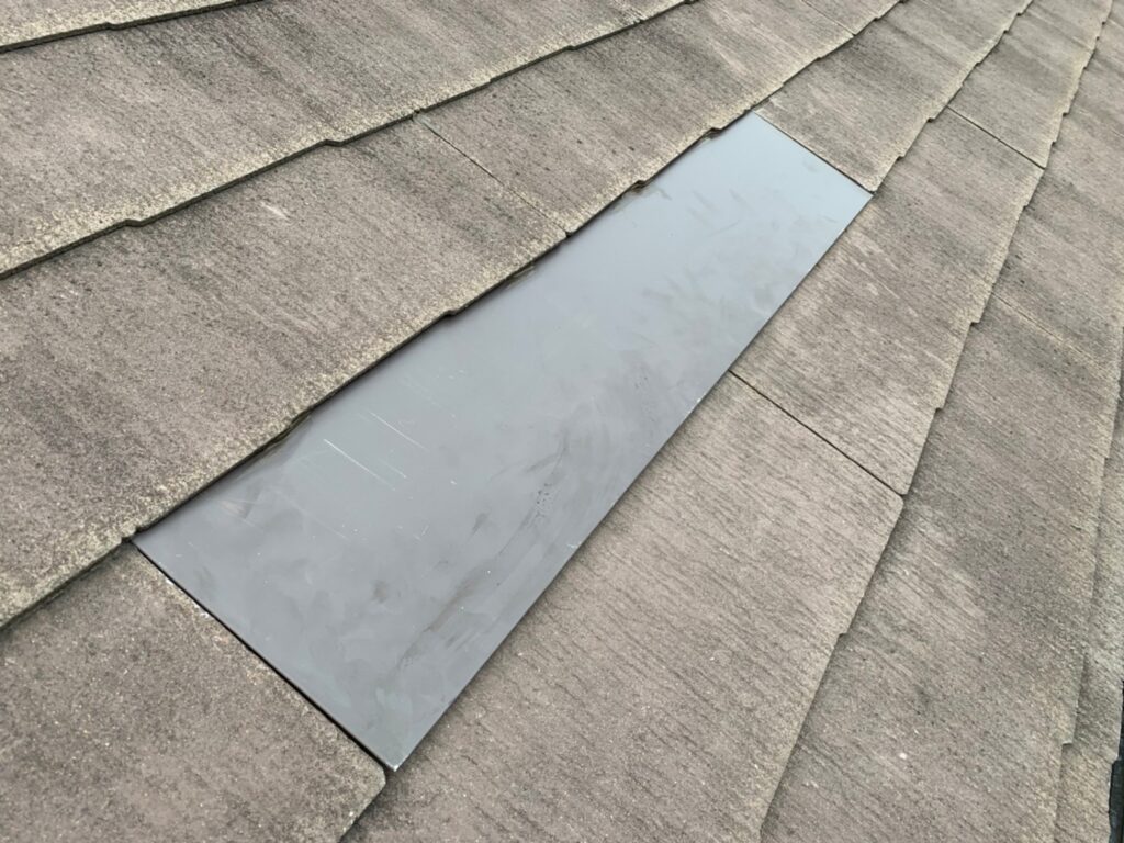 部分的な屋根材差し替え